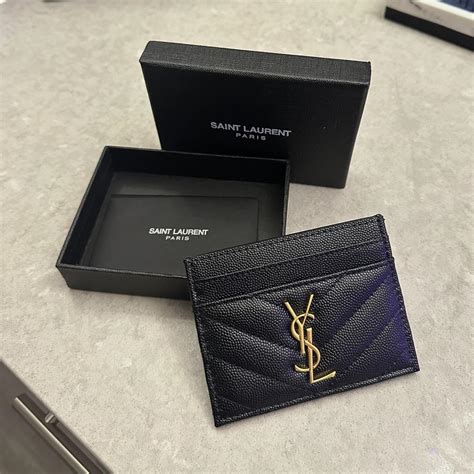 alice fake ysl card holder|YSL wallet authenticity.